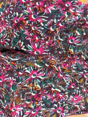 lululemon athletica Multicolor Floral Print Leggings - Pink & Teal